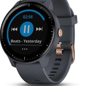 Garmin Vivoactive 3 Music - Granite Blue/Rose Gold